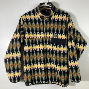 Mens Patagonia Aztec Forest Carpet Synchilla Snap T Fleece XS Poly